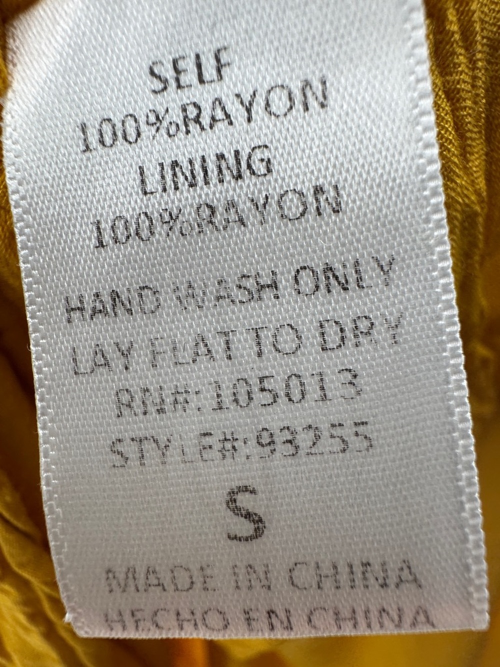 Savanna Jane Mustard Yellow Embroidered V-Neck Maxi Dress Boho Women's Sz Small - Picture 6 of 6